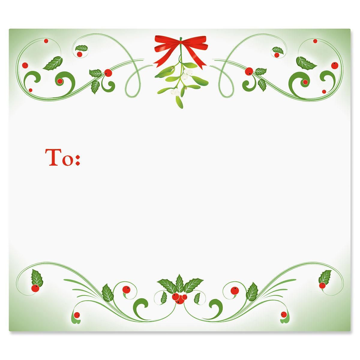Mistletoe Magic Package Labels