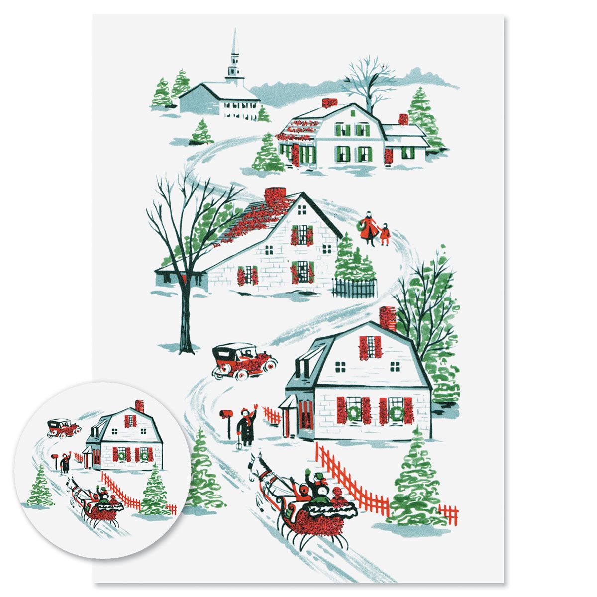 Nostalgic Memories Christmas Cards - Nonpersonalized