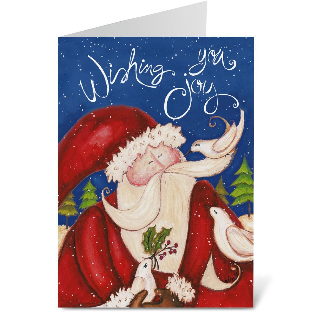 Wishing Joy Note Card Size Christmas Cards