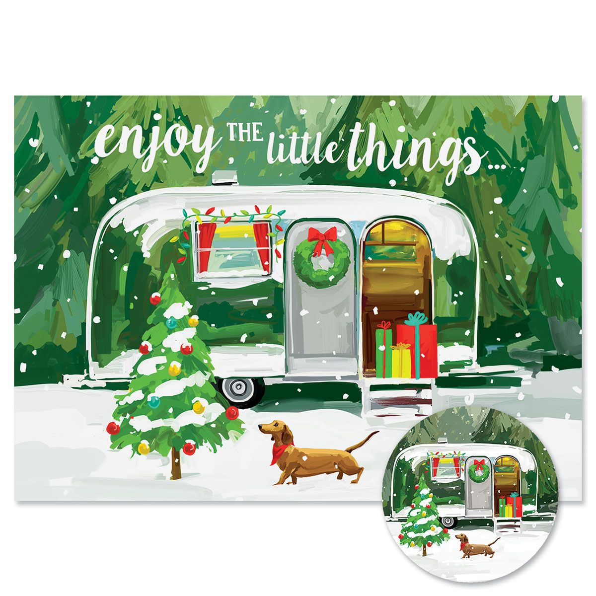 Christmas Getaway Christmas Cards - Personalized
