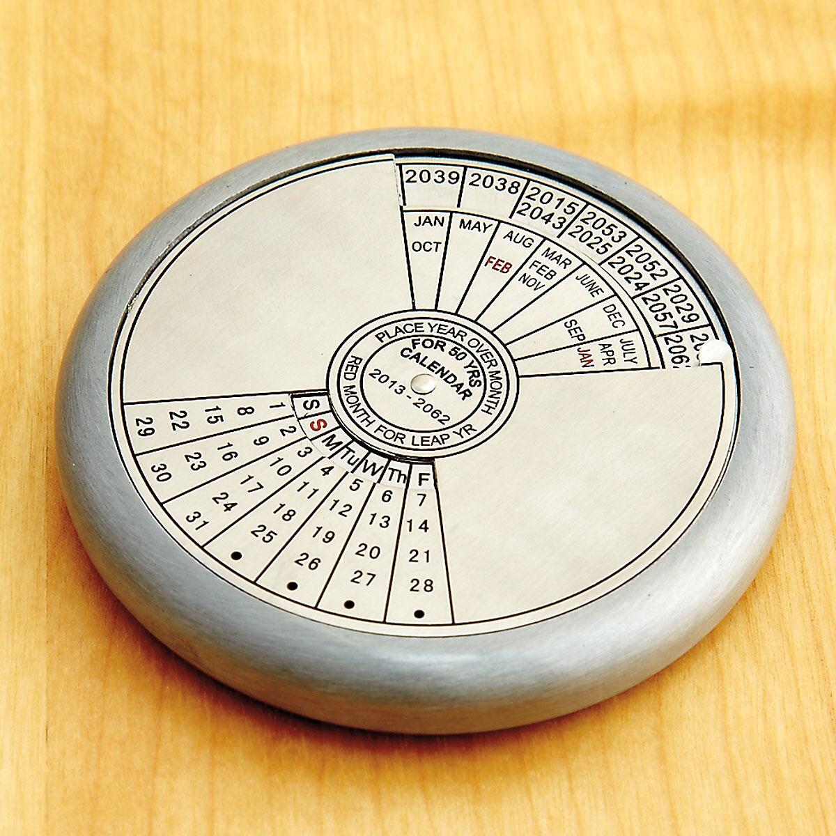 50Year Calendar Paperweight Colorful Images