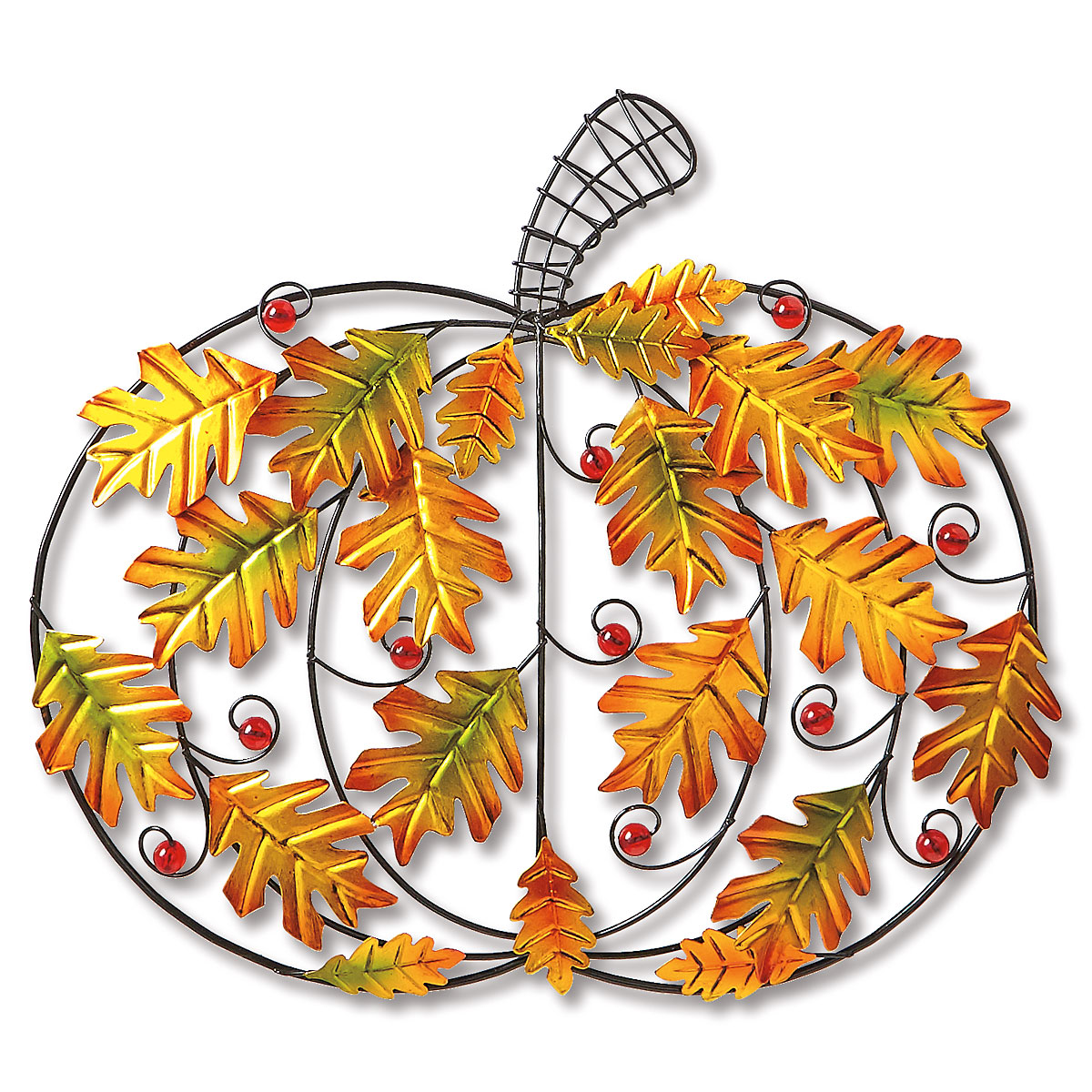 Metal Pumpkin Wall Decoration