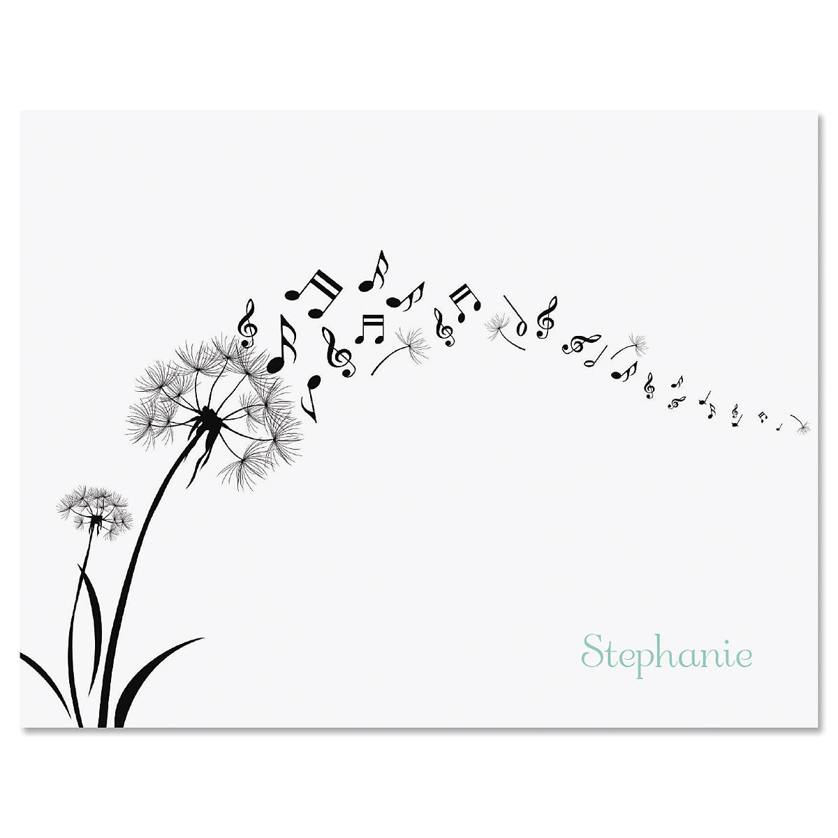 Dandelion Sticky Notes Dandelion Notes Custom Note Cards | Colorful Images
