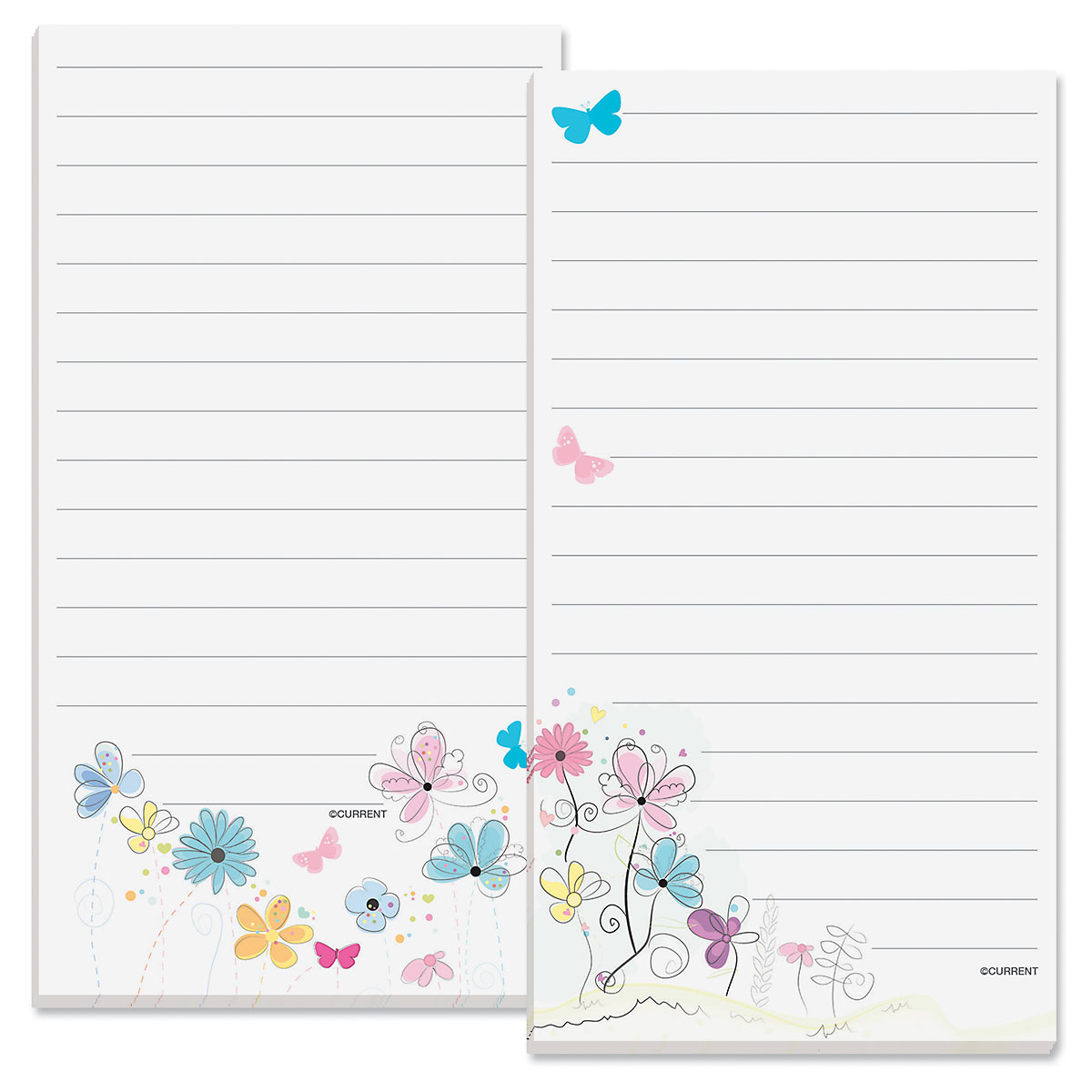 Pretty Butterflies Memo Pads | Colorful Images