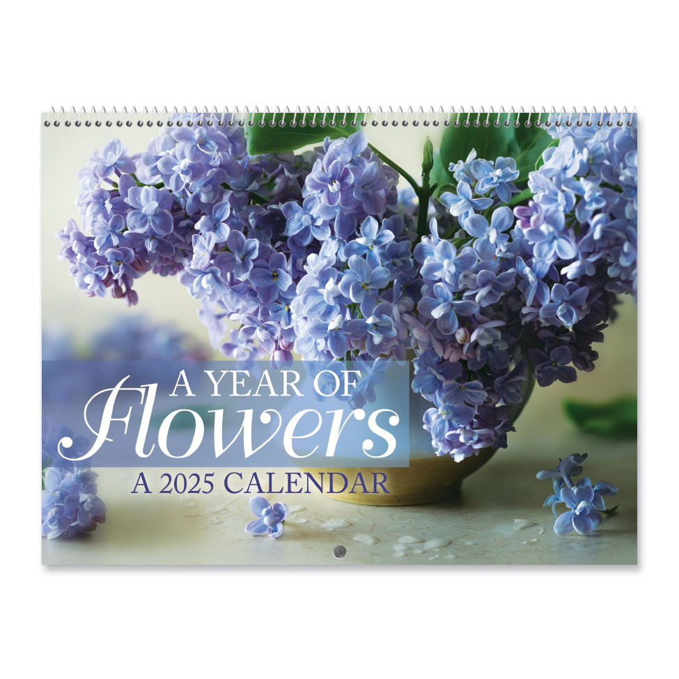 A Year Of Flowers 2025 Wall Calendar Colorful Images 621796 01