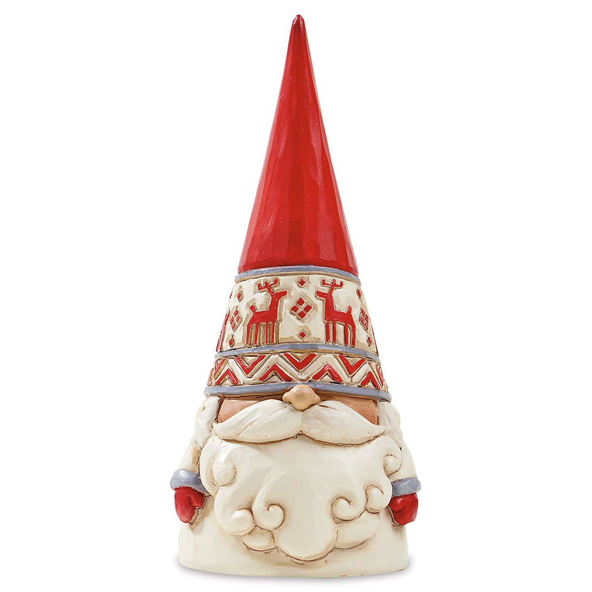 Gnome with Red Reindeer Hat by Jim Shore
