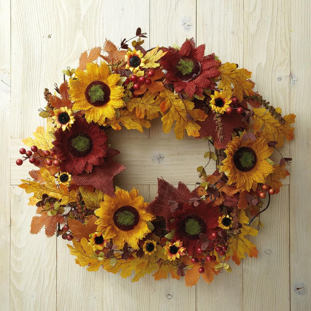 Sunflower Wreath Colorful Images