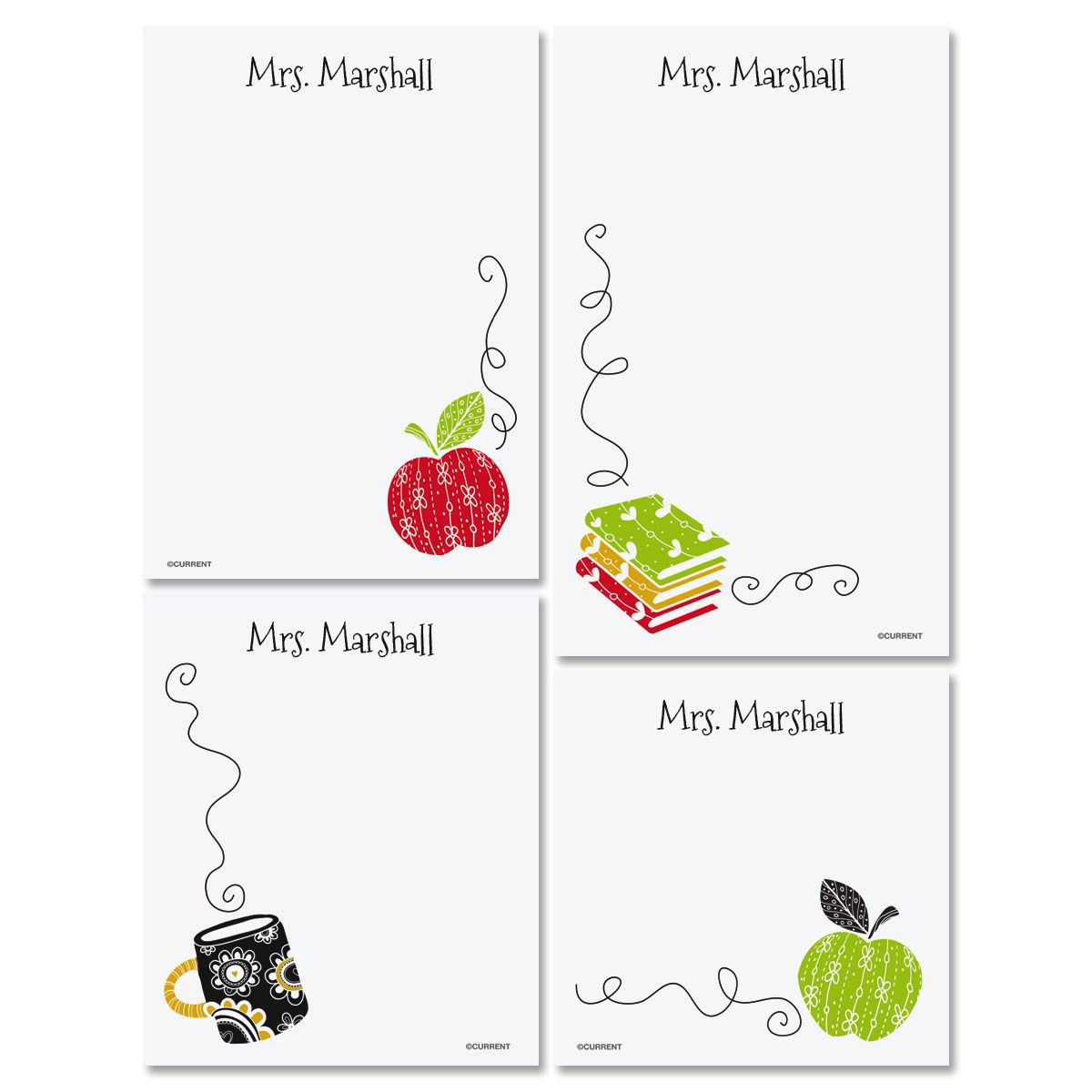 Teacher Custom Notepad Set