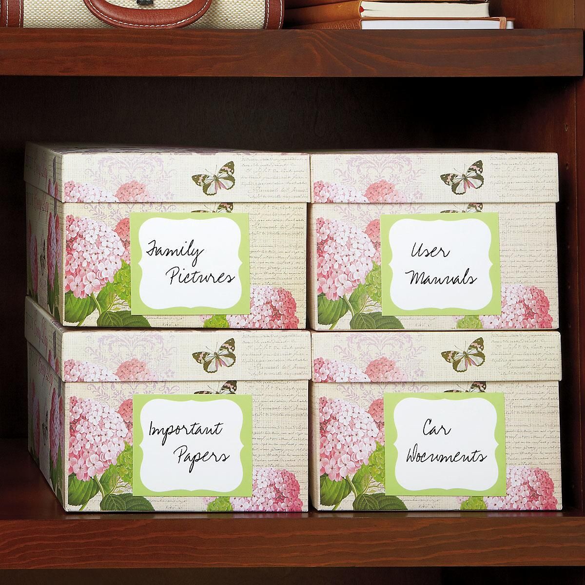 dyi office and closet labels colorful images