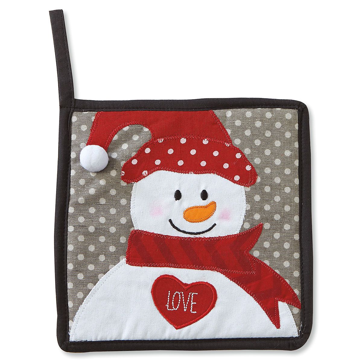 Potholders Snowman