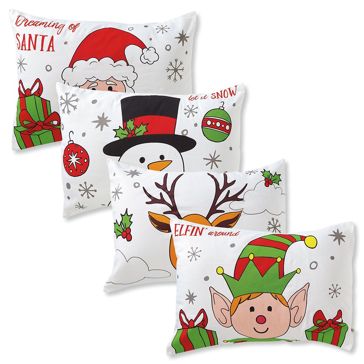 christmas standard pillowcases