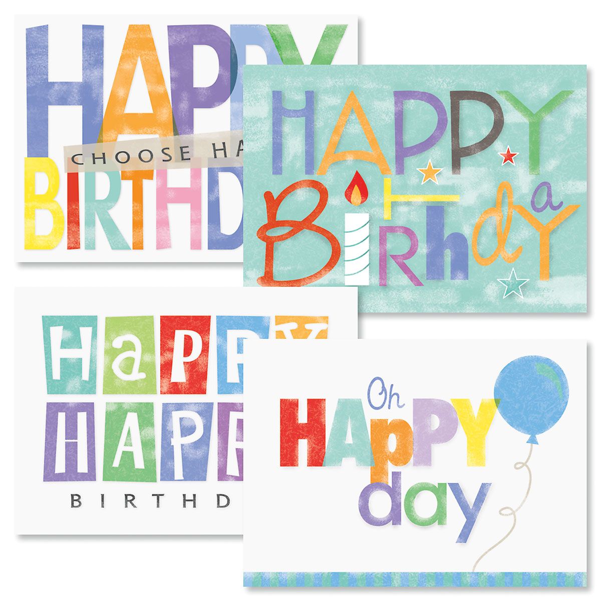 Oh Happy Day Birthday Greeting Cards