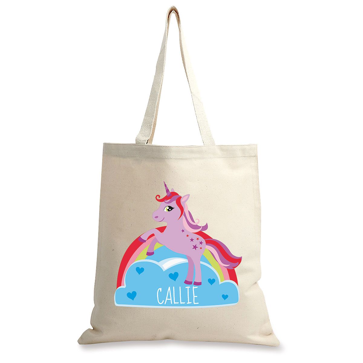 Unicorn Custom Canvas Tote