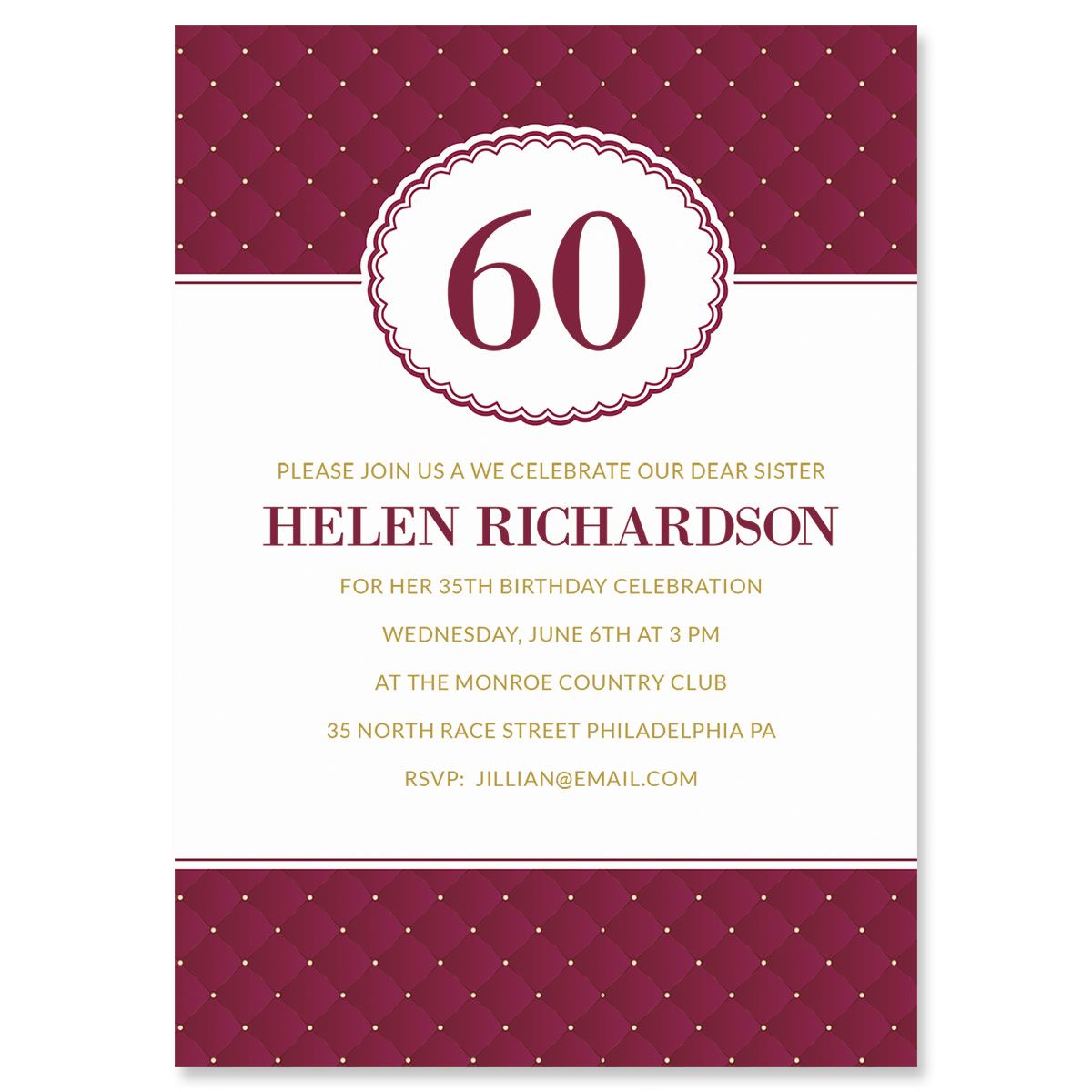 personalized invitations