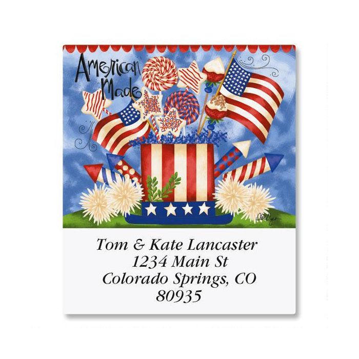 Seasons of Whimsy Select Return Address Labels Colorful Images