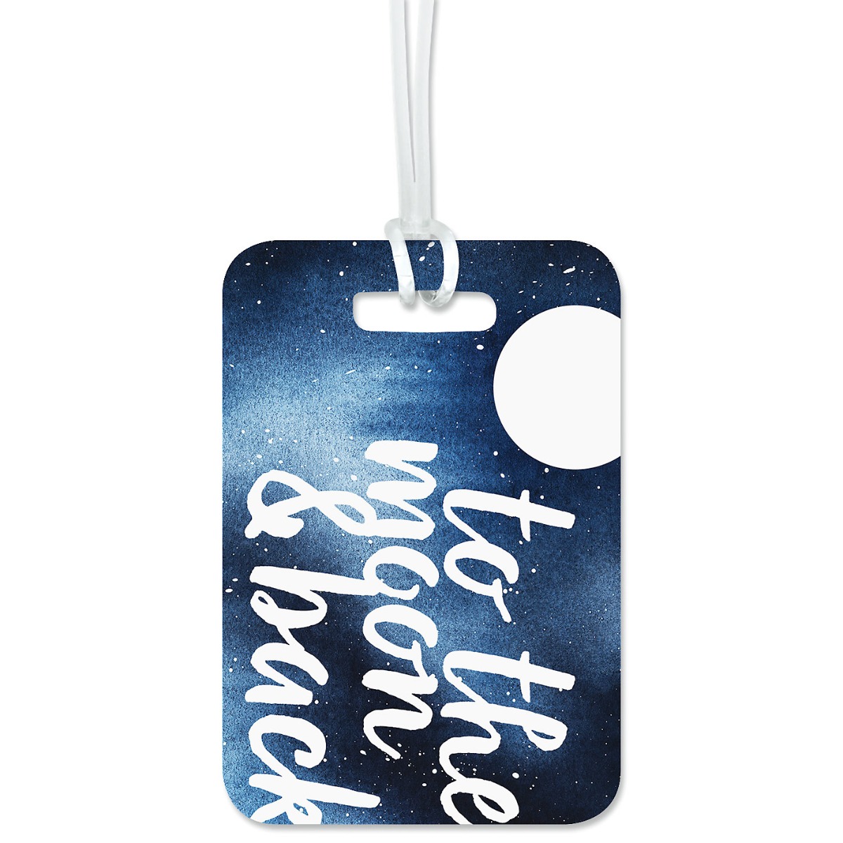 To The Moon Custom Luggage Tag