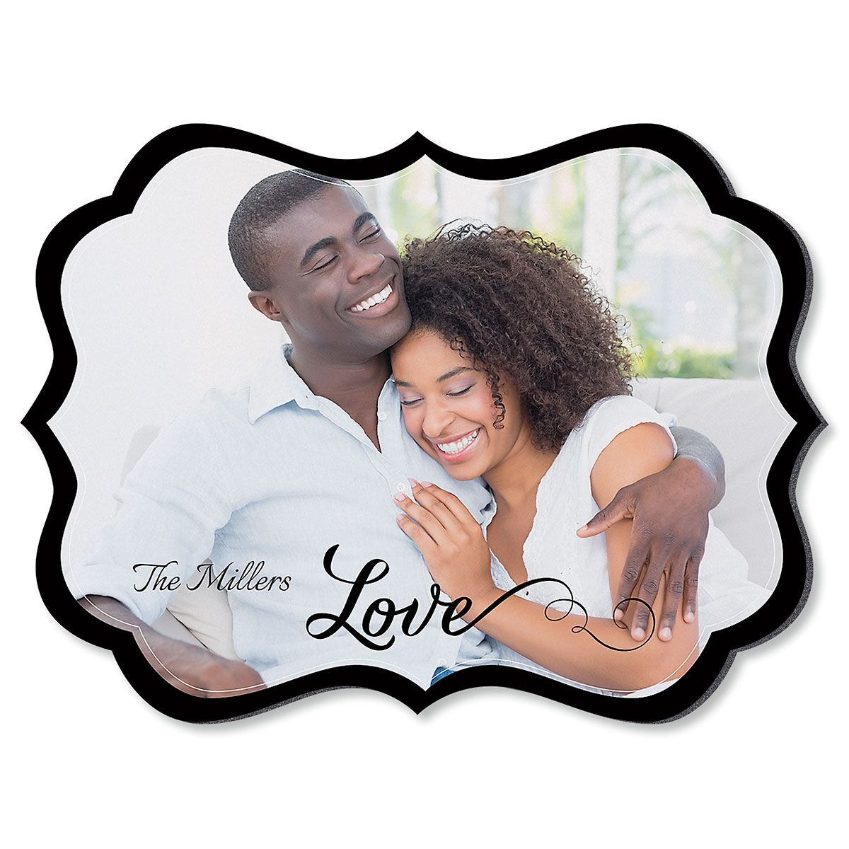 Love Family Name Benelux Custom Photo Plaque