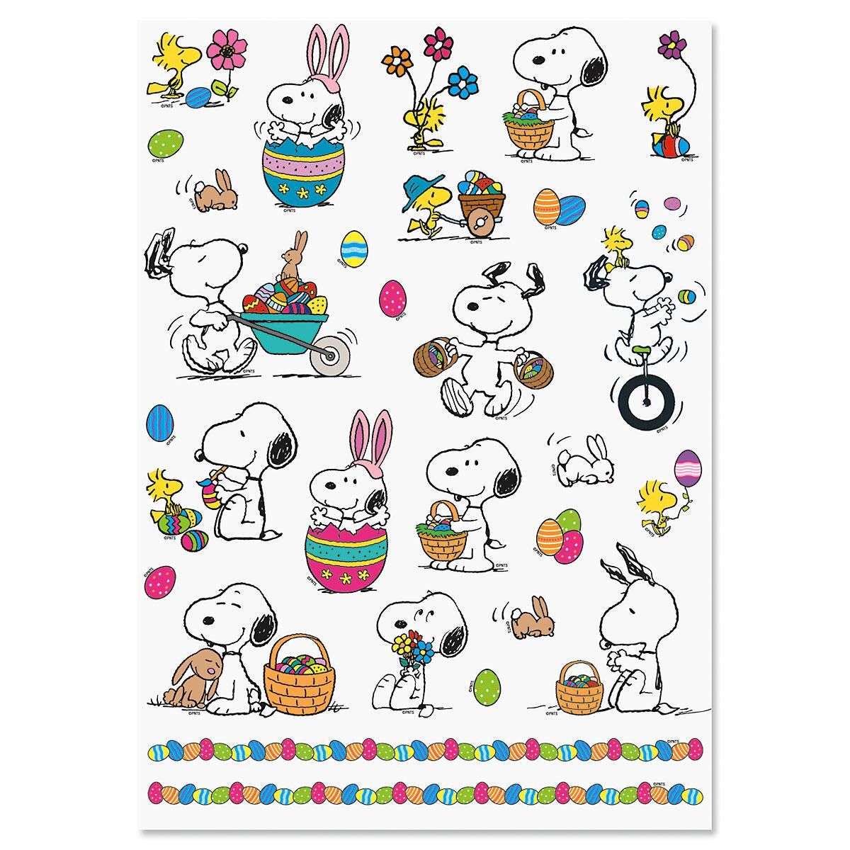 Snoopy™ Easter Stickers