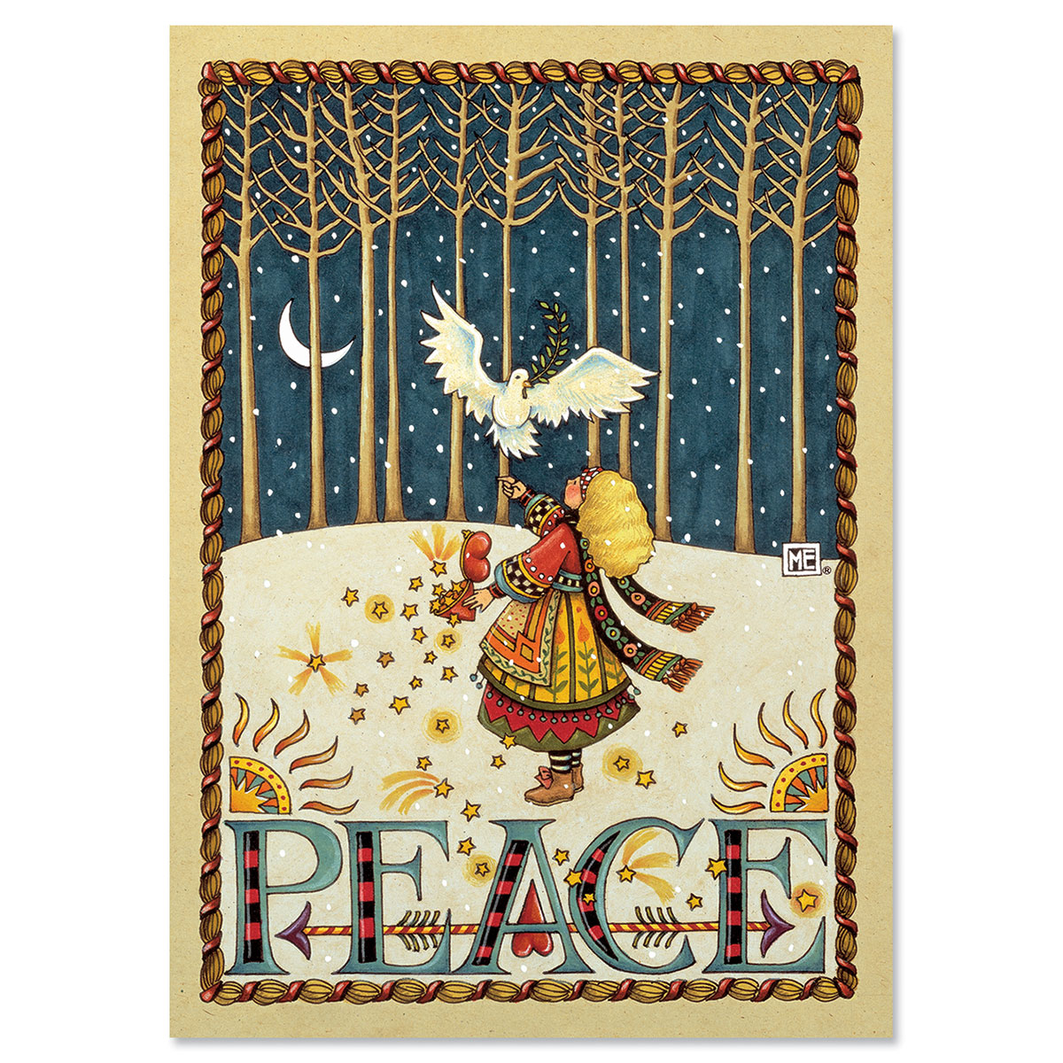 Peace Dove Christmas Cards | Colorful Images