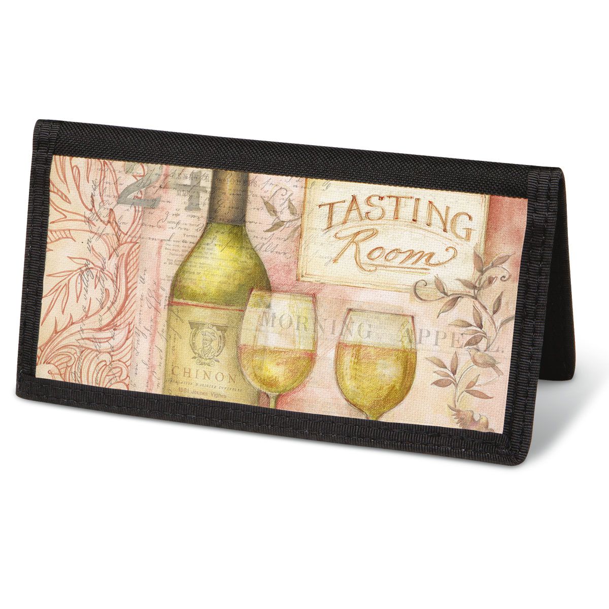 Wine Cellar Checkbook Cover - Non-Personalized