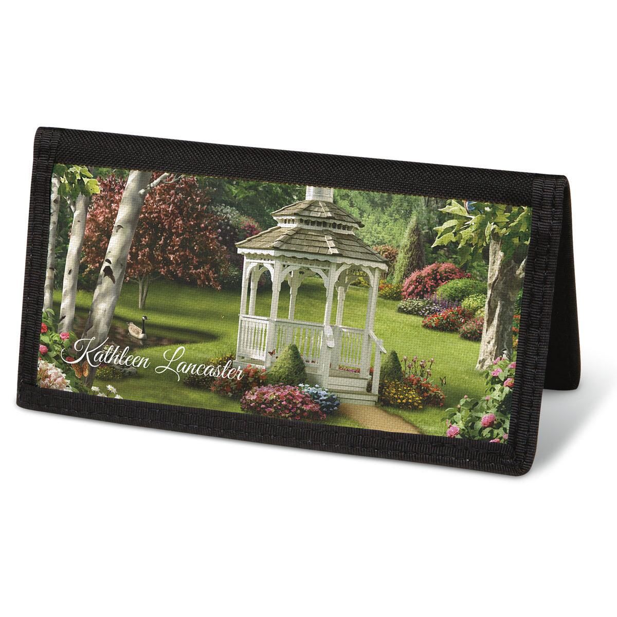 Peaceful Moments Checkbook Cover - Personalized