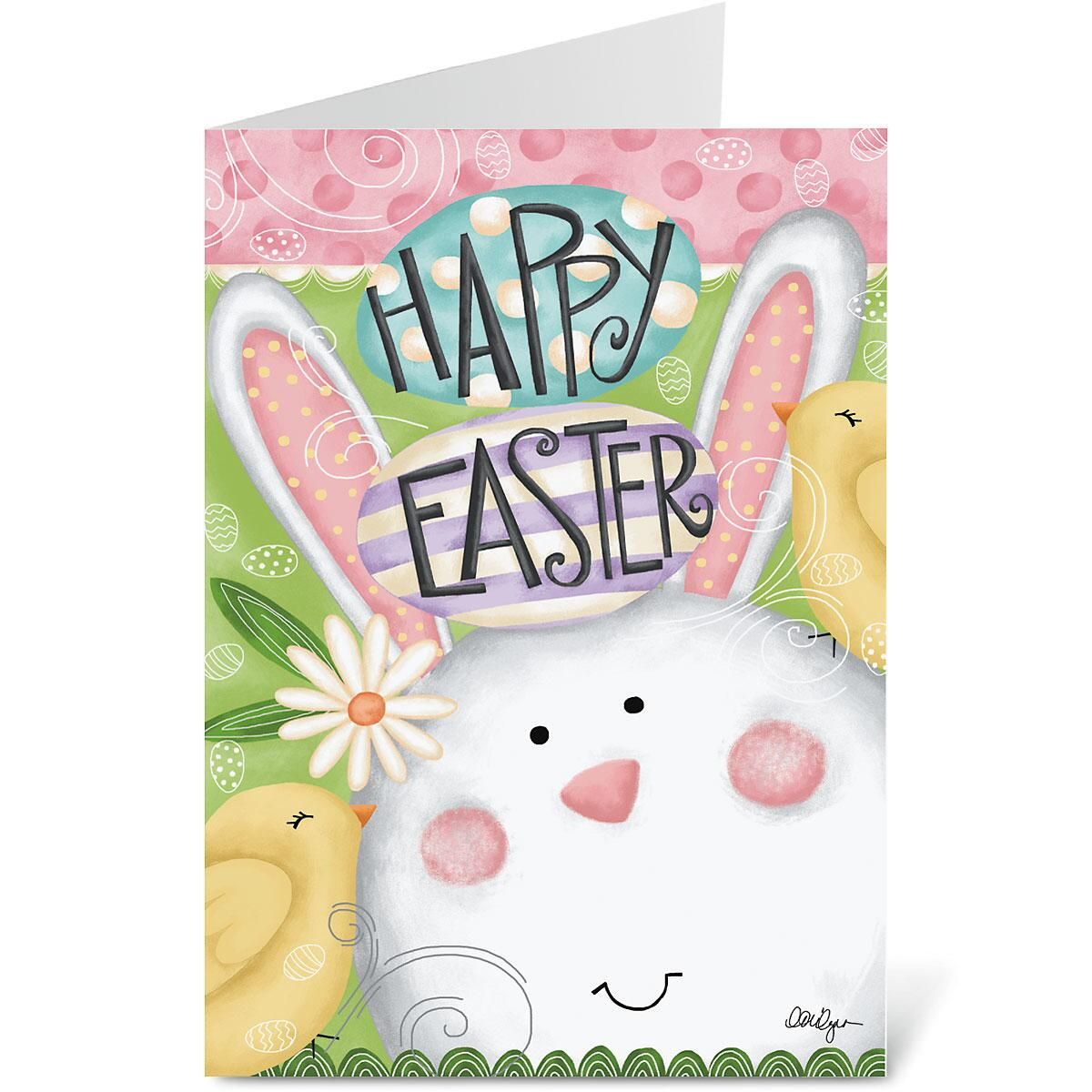 Happy Easter Bunny Card | Colorful Images