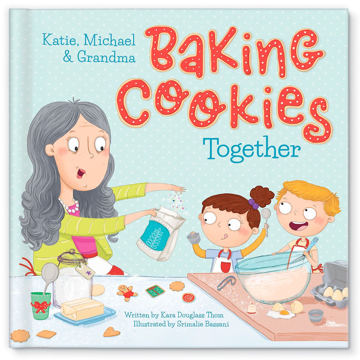 Baking Christmas Cookies Custom Book