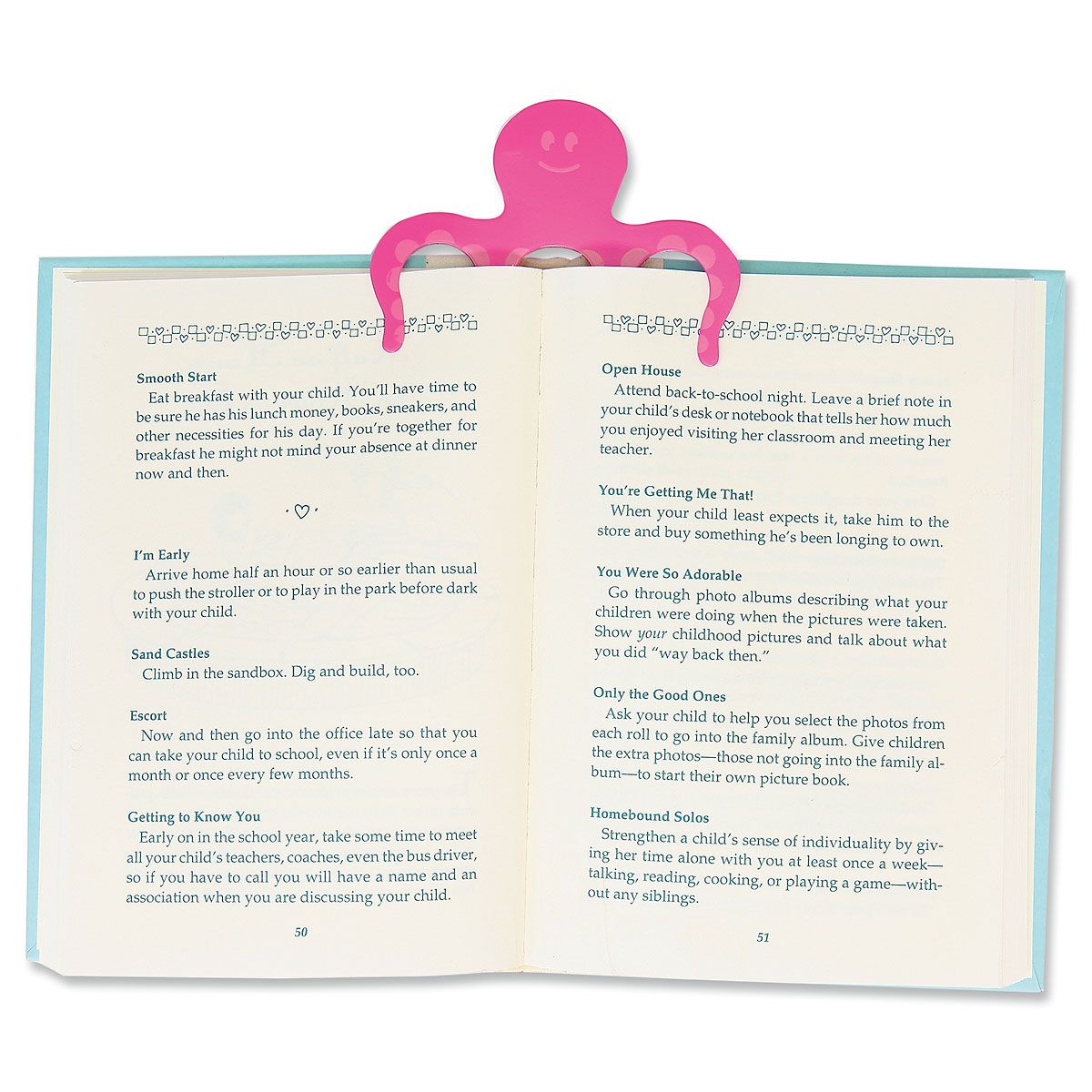 Booktopus Pink Bookmark Colorful Images