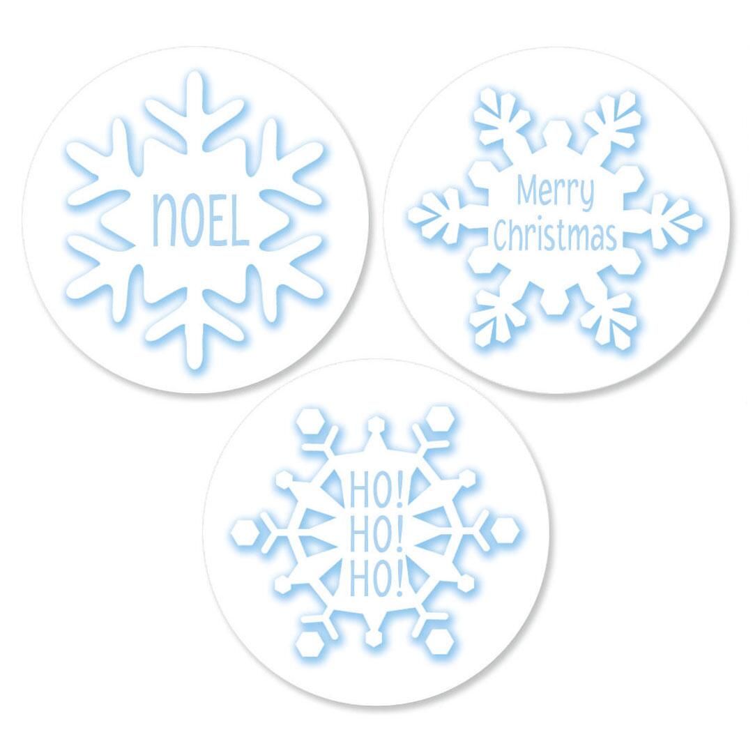 Snowflake Envelope Seals (3 Designs)