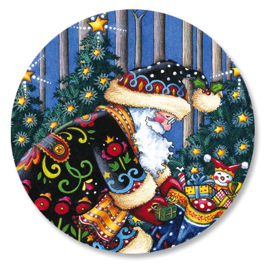 Mary's Woodland Christmas Envelope Seals