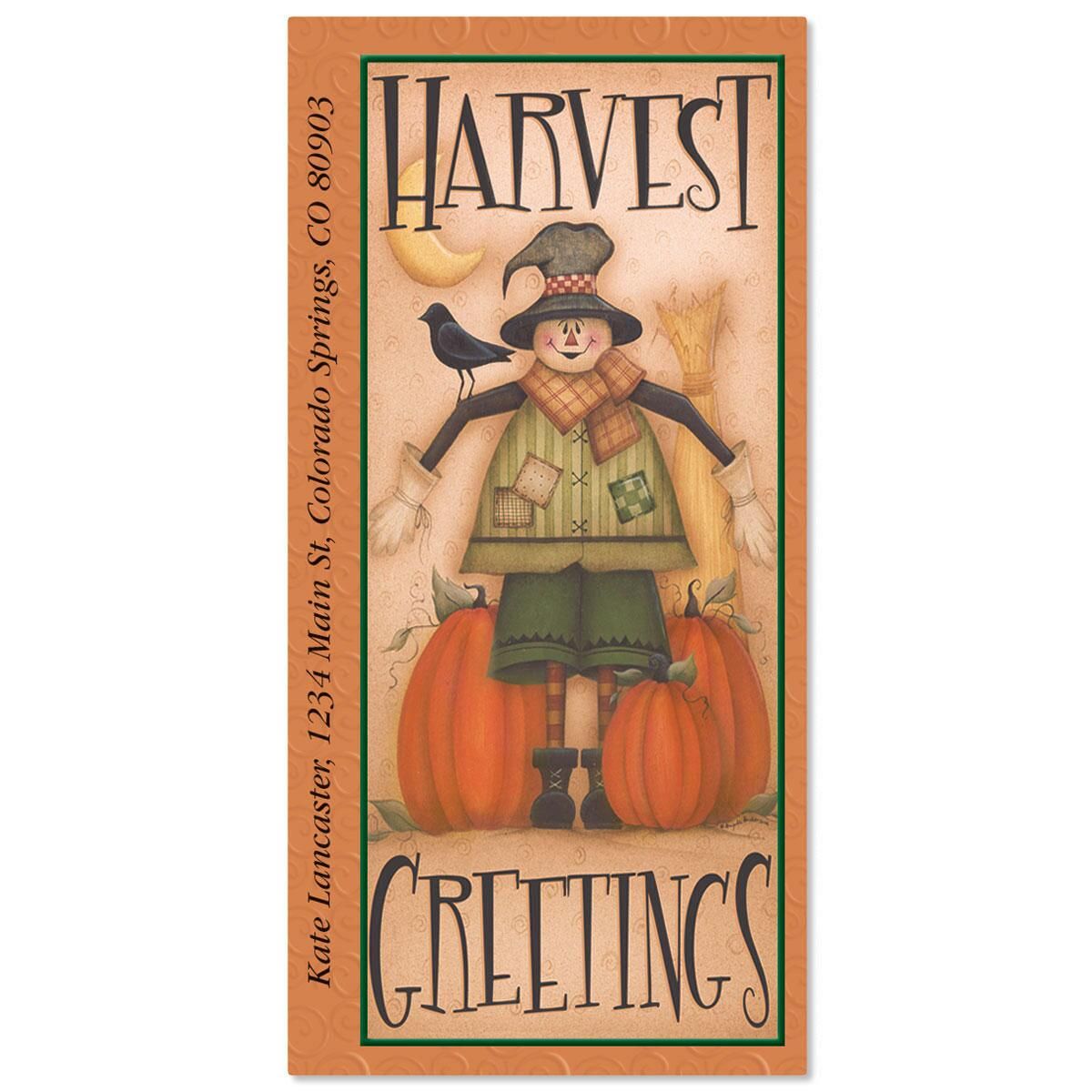 Harvest Oversized Return Address Labels