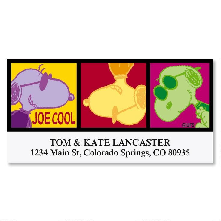 Cool Joe Deluxe Return Address Labels