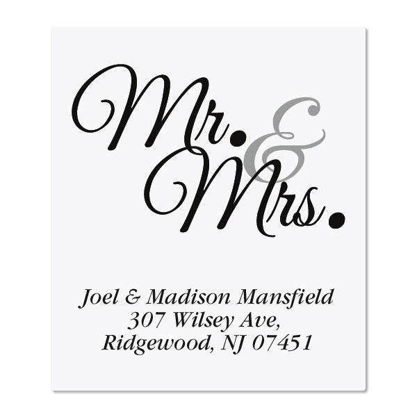 Mr. & Mrs. Select Return Address Labels
