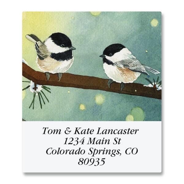 Pine Birds Select Return Address Labels | Colorful Images