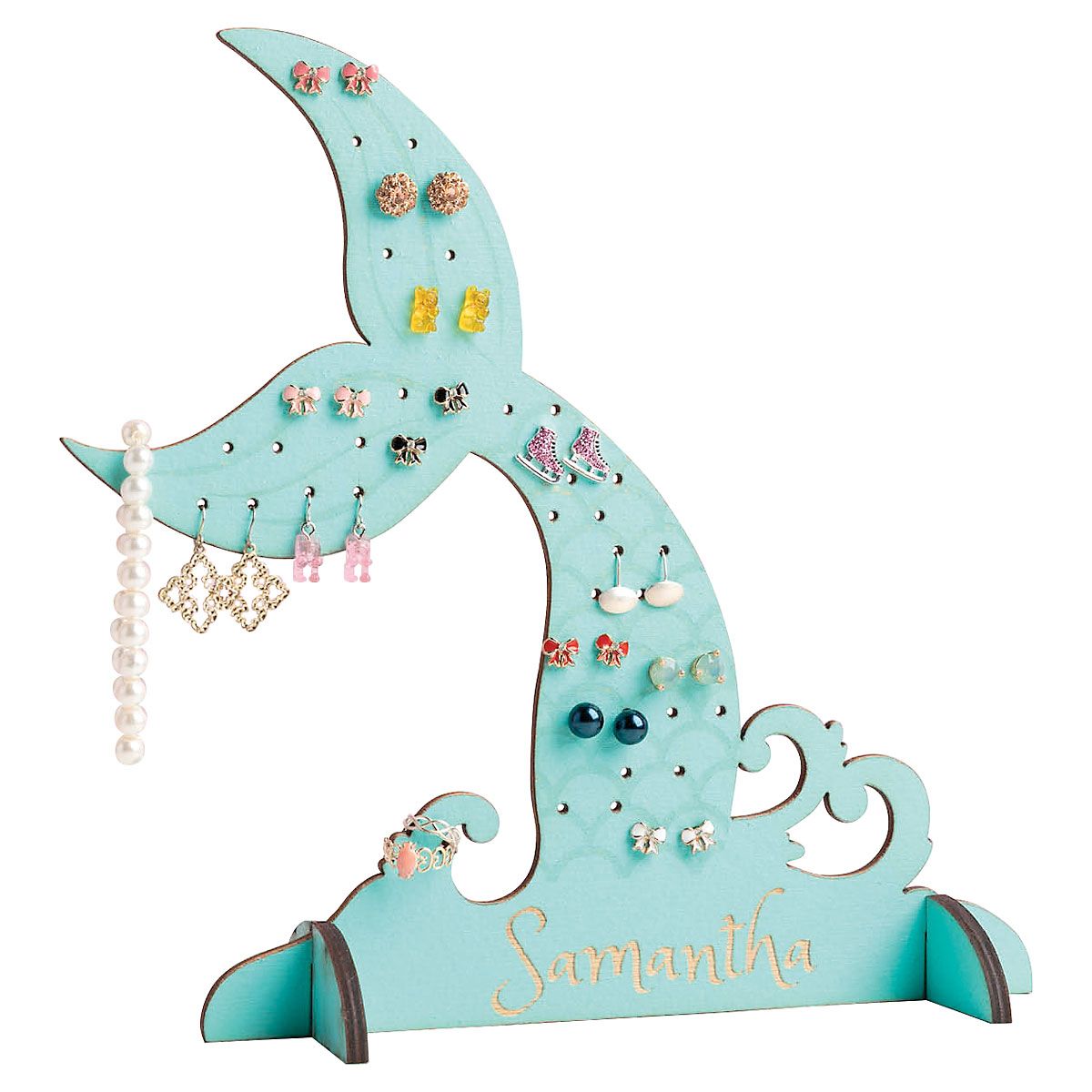 Custom Mermaid Tail Jewelry Stand