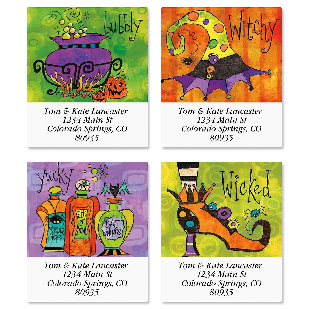 Wicked Select Return Address Labels (4 Designs)