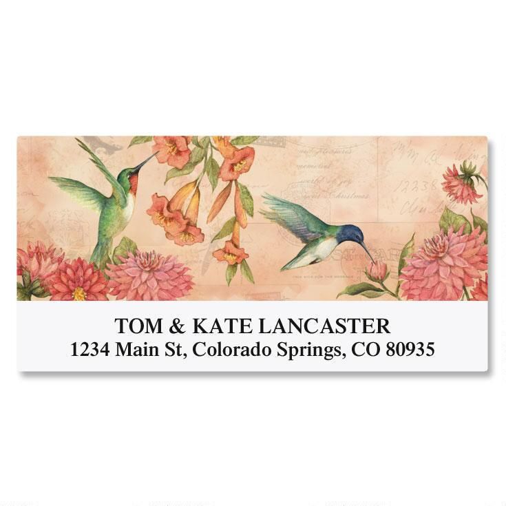 Seasonal Birds Deluxe Return Address Labels (8 Designs)
