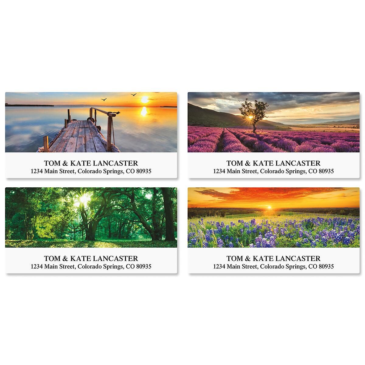 Art of Nature Deluxe Address Labels (4 Designs)