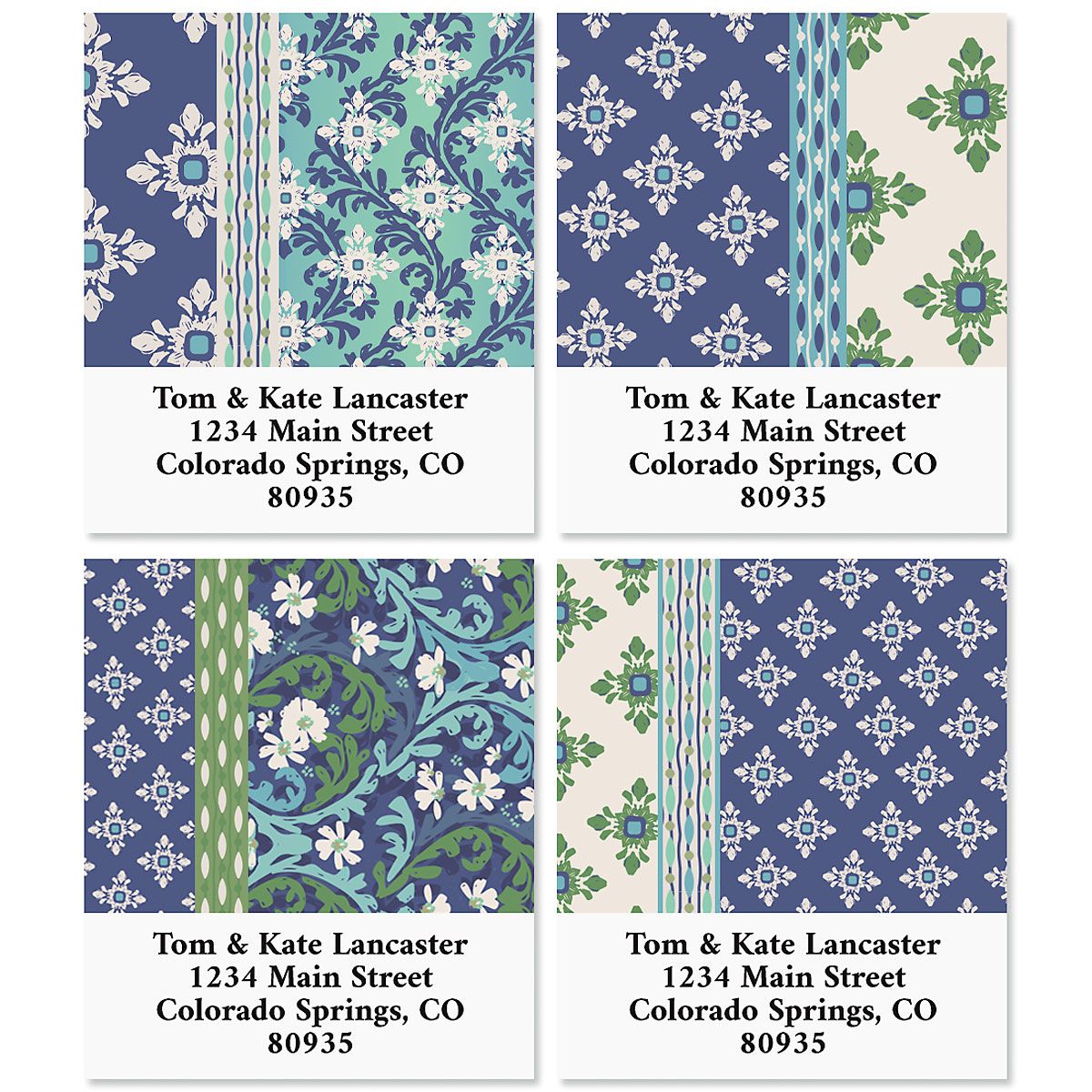 Cool Serenity Select Return Address Labels 4 Designs