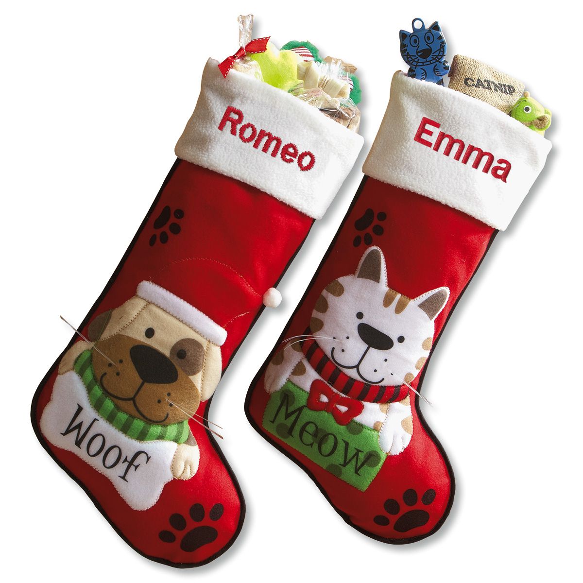 Custom Pet Christmas Stockings  Colorful Images