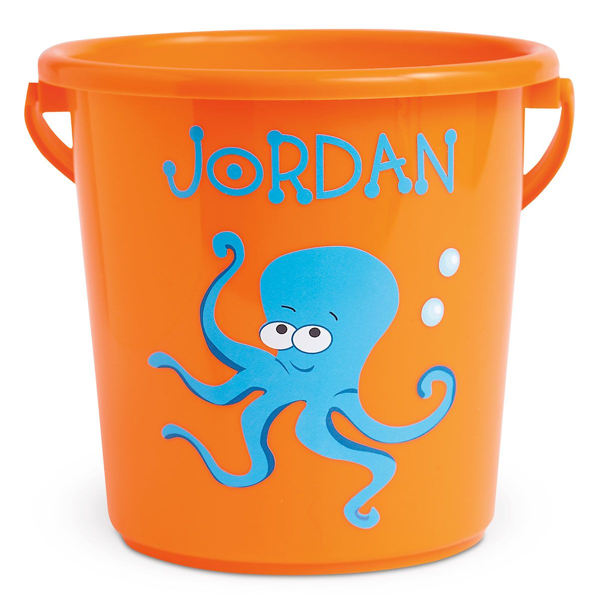 Fun-in-the-Sand Personalized Buckets-Orange-Z814520D
