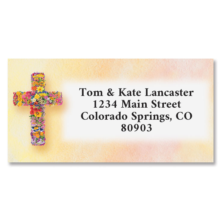 Blooming Cross Border Return Address Labels