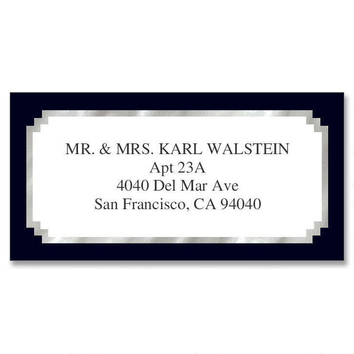 Foil Flakes Address Labels - 150 Silver Foil Labels, 1x2-5/8 Inch, Compatible With Avery 5160 - View #9