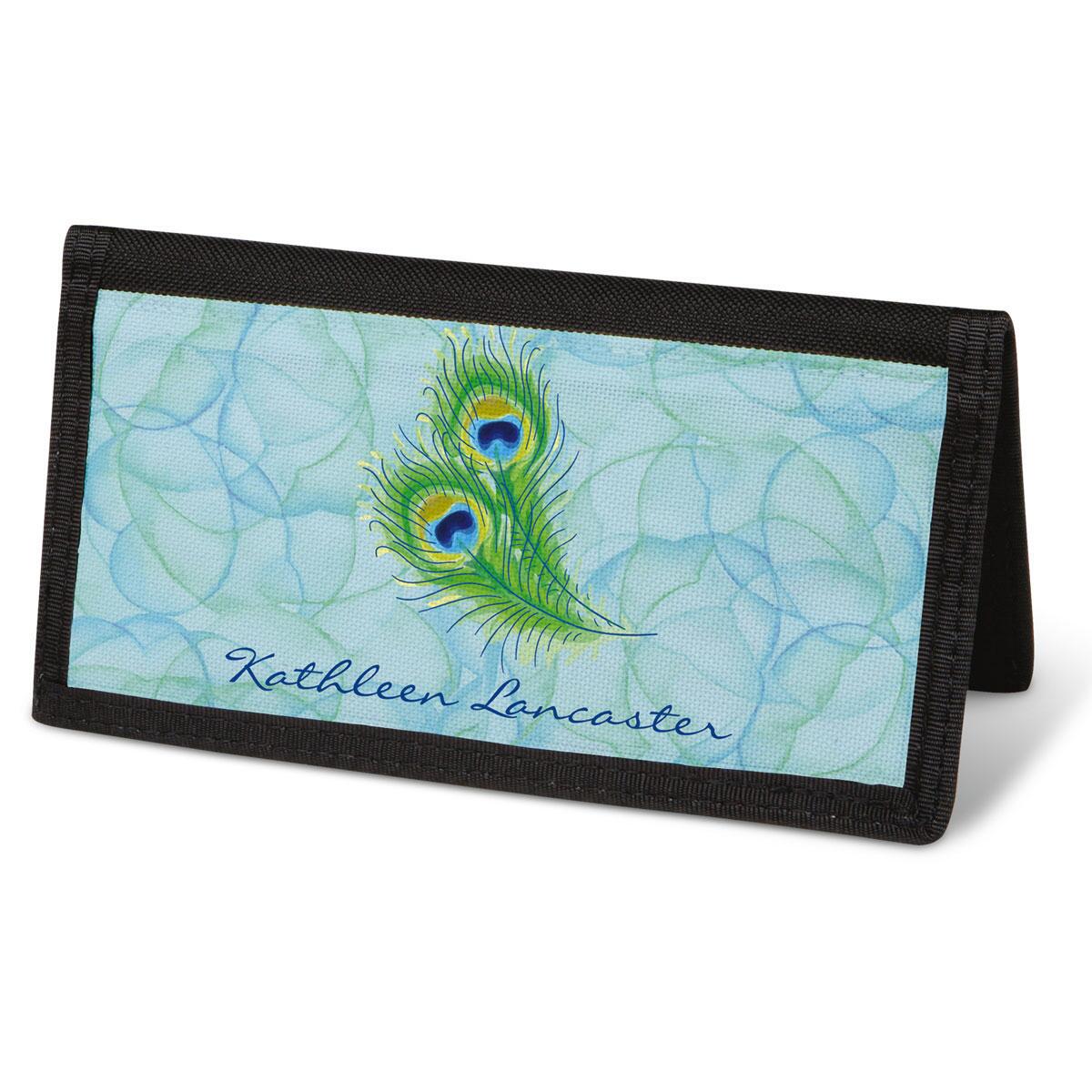Bright Watercolors Checkbook Cover - Personalized