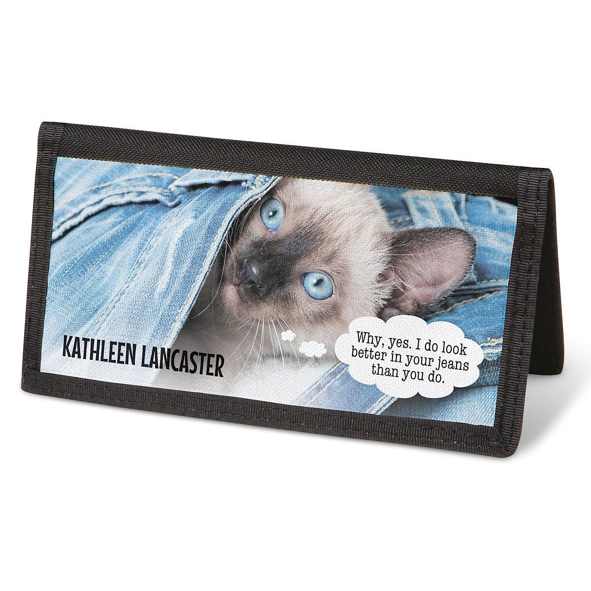 Cattitudes Checkbook Cover - Personalized