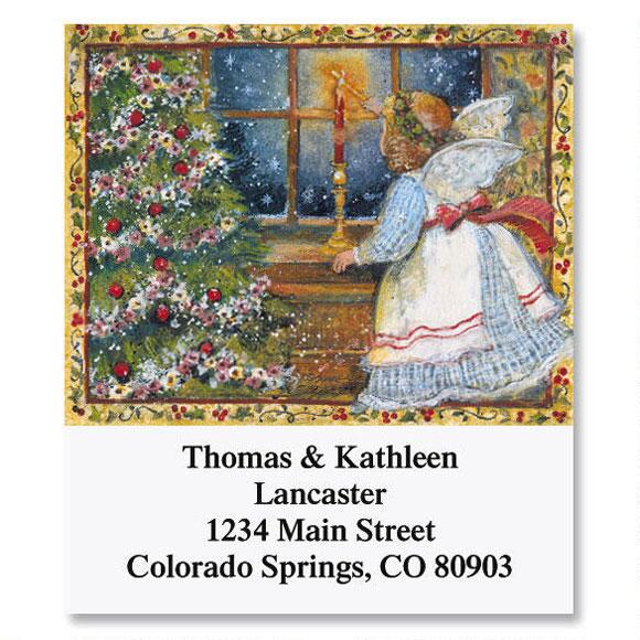 Christmas Angel Select Return Address Labels