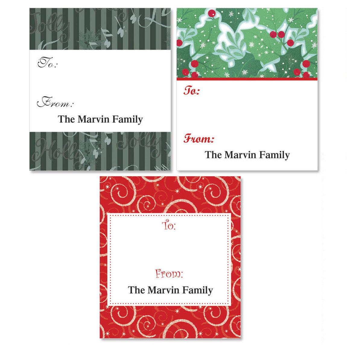 Elegant To From Labels | Colorful Images