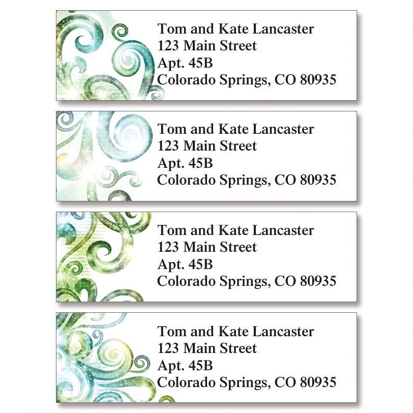 Fantastic Twist Classic Return Address Labels | Colorful Images