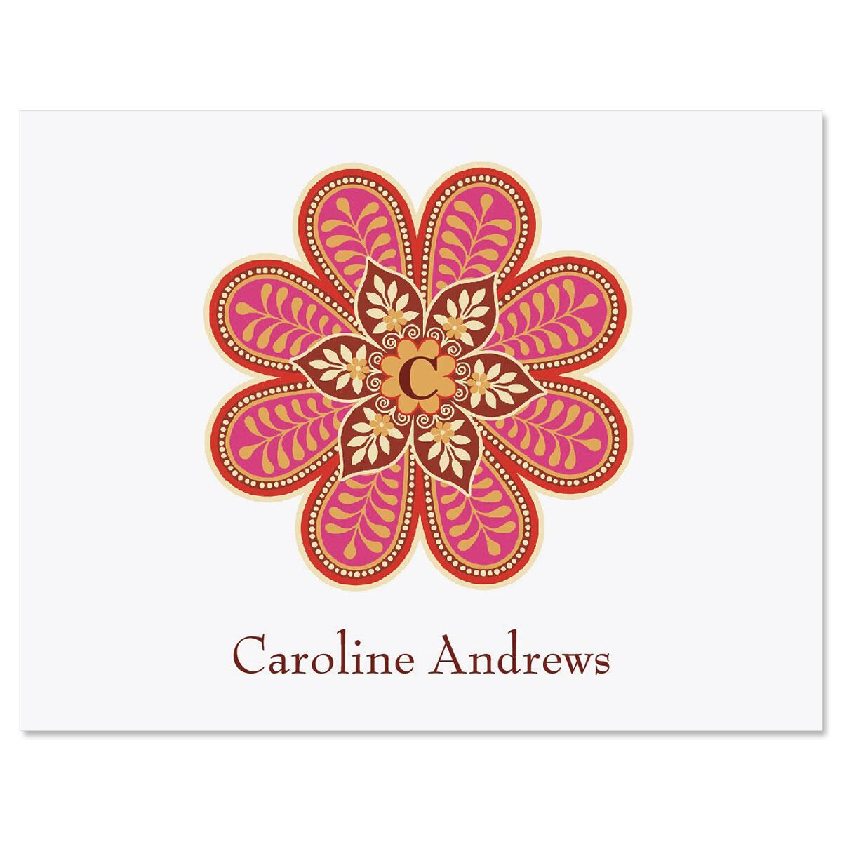 Flower Pop Custom Note Cards