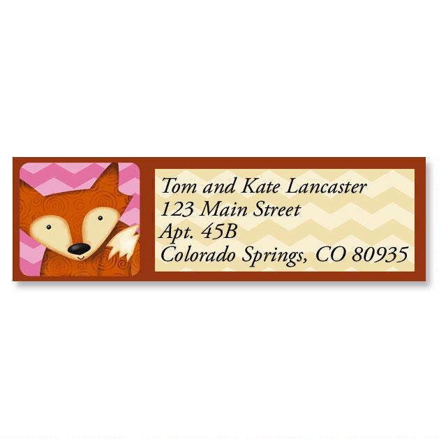 Friends Address Labels Forest Friends Classic Return Address Labels | Colorful Images